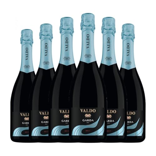 Valdo Spumante Brut Garda 75 cl Weißer Sekt (Karton mit 6 Flaschen von 75 cl) von Valdo Spumanti