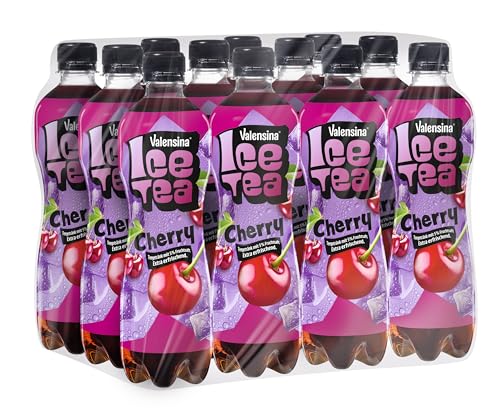 Valensina IceTea Cherry,12 x 0,5l, Eistee Kirsche, Einweg von Valensina