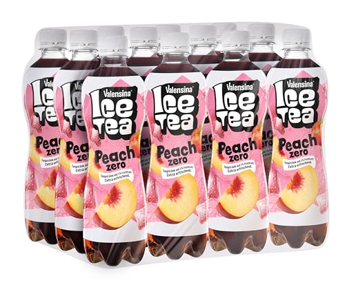 Valensina IceTea Peach, 12 x 0,5l, Eistee Pfirsich, Einweg von Valensina