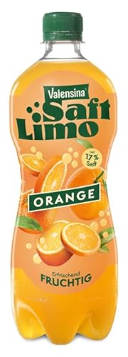 Valensina SaftLimo Orange, 6 x 1l, Orangenlimonade mit 17% Fruchtgehalt von Valensina