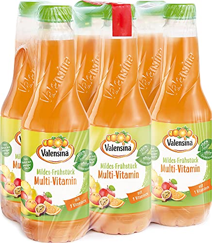 Valensina 6x1,0l PET milder Multivitamin 100% Saft von Valensina