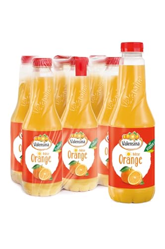 Valensina Sonnen-Nektar Orange, 6 x 1l, 50% Saft, Orangennektar von Valensina