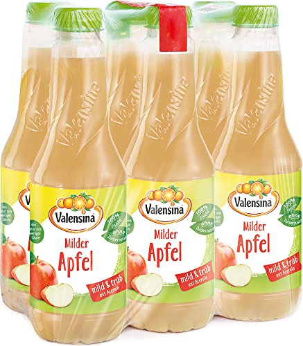 Valensina milder Apfel 100% Saft, 6 x 1L von Valensina