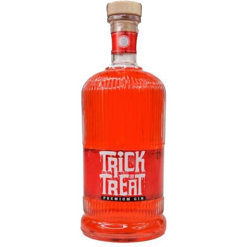 Trick or Treat? Nein, Trick und Treat mit unserem verrückt-blutigen Halloween-Gin! - 1000ml - 40 Vol Alc - Der blutrote Grusel-Premium-Gin - in 8 unterschiedlichen Rezepturen. (erdige Rezeptur) von Valeo Laboratories