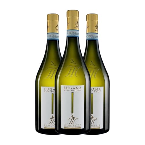 Valerio Zenato Benedictus Le Morette Trebbiano di Lugana Lugana 75 cl Weißwein (Karton mit 3 Flaschen von 75 cl) von Valerio Zenato