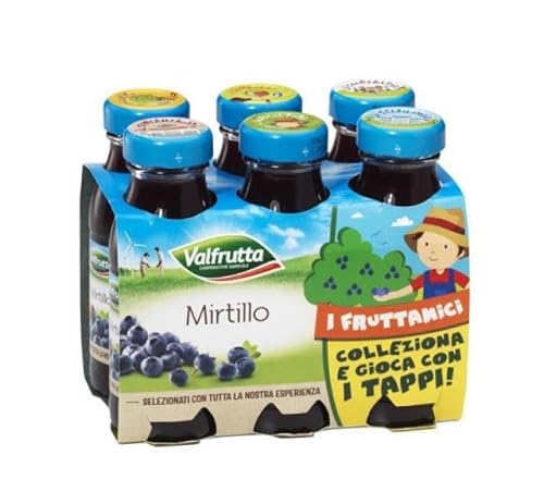 VALFRUTTA-HEIDELBEERSAFT 6 X 125 ML von Valfrutta