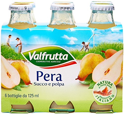 Valfrutta Pera 'Birnennektar', 6x 125 ml von Valfrutta