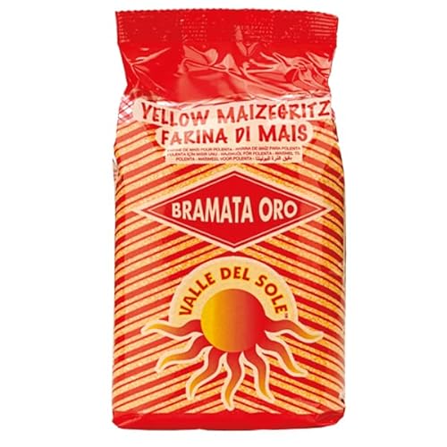 Valle del sole Maisgrieß für Polenta Bramata 1KG von Valle Del Sole