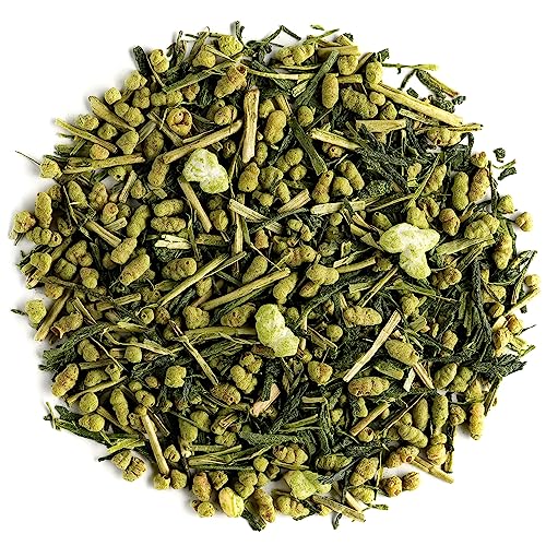 Genmaicha Bio Tee Geröstet Reis – Grüner Genmai Cha Mit Matcha Direkt Aus Japan – Loseblatttee Mit Geröstetem Gepufftem Braunem Reis Grüner Tee Bio Genmai Tee Gen Maicha Tee Genmacha Gruentee von Valley of Tea