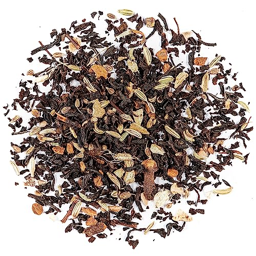 Masala Chai Schwarzer Tee Bio - Perfekt Für Indien Latte - Organisch Indischer Mischung 100g von Valley of Tea