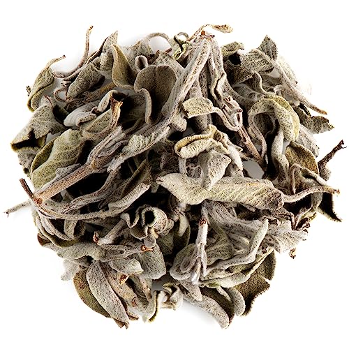 Salbei Bio Blätter - Gourmet Gewürz Direkt Aus Griechenland - Salbeitee - Salbeiblätter Bio Salbai Salvia Tee Salbeitee Bio Salbei Tee Salbei Blätter Salbeitee Blätter Salbeiblaetter Getrocknet von Valley of Tea