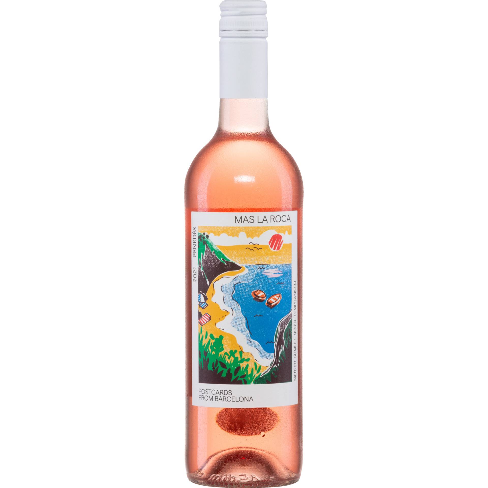 Mas La Roca Rosado, Penedès DO, Katalonien, 2022, Roséwein von Vallformosa - C/ Camí de la Sala - s/n - 45 - 08735 Vilobí del Penedès (Barcelona) - España