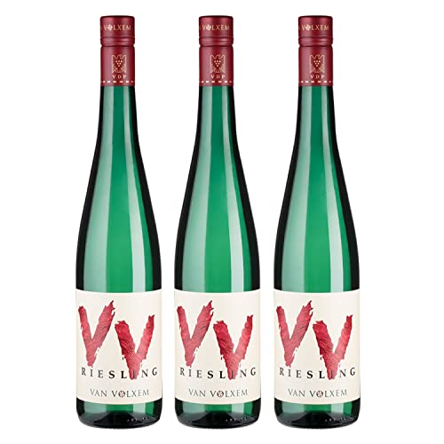 Van Volxem Riesling VV Weißwein deutscher Wein trocken (3 Flaschen) von Van Volxem