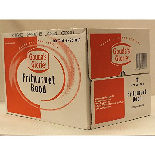 Gouda Glorie Friettierfett 4 x 2,5kg (Frituurvet Rood) von BFYSYO