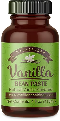 Vanillebohnenpaste zum Backen und Kochen, Gourmet-Madagaskar-Bourbon-Mischung mit echten Vanillesamen, 118 ml von Vanilla Bean Kings