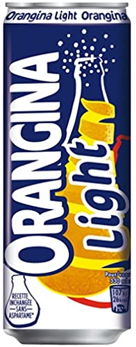 Orangina Light (24 x 0,33l Dose) EINWEG inkl. gratis FiveStar Kugelschreiber von Vanilla