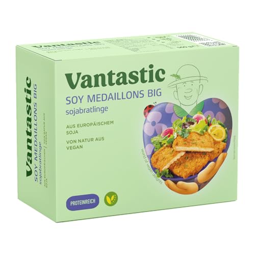 Vantastic Foods | Soja Big Steaks | SOJA Fleischersatz | Vegan | Vegetarisch | Glutenfrei | 500 g von Vantastic Foods