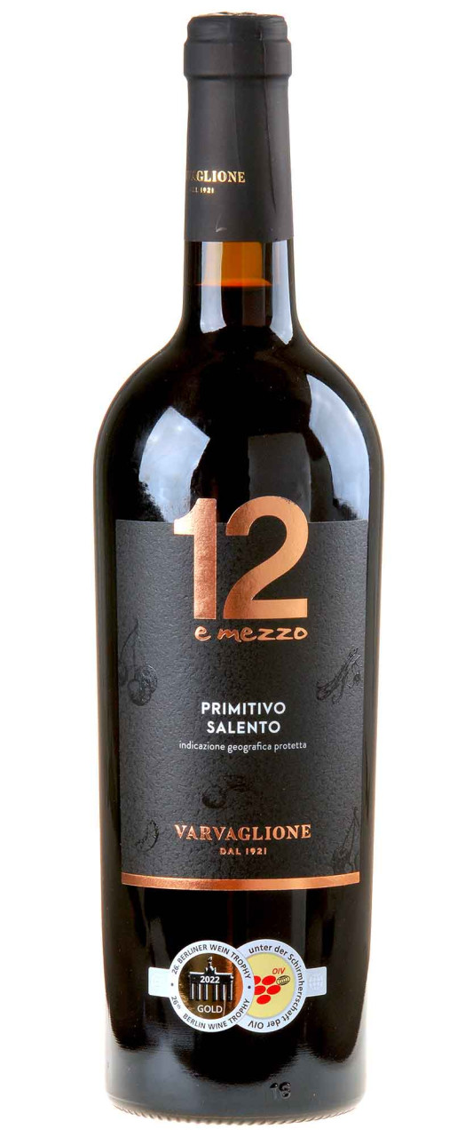 Varvaglione Primitivo del Salento 12 e Mezzo 2021 von Varvaglione