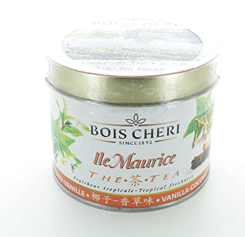 Bois Cheri Schwarztee Coconut Vanilla (125g - loser Schwarztee) in nostalgischer Sammeldose von Vaynilla