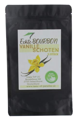 Jumbo Bourbon Vanille Schoten XXL (100x 20-23 cm) Top Gourmet Qualität - Grade A 100% natural aus Madagaskar von Vaynilla