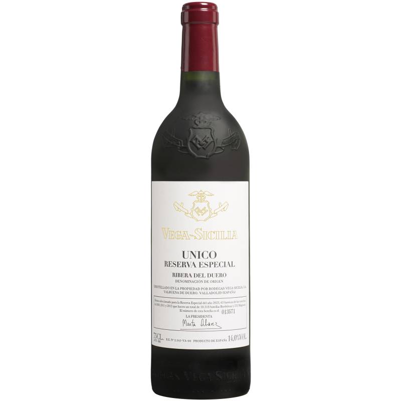 Vega Sicilia »Único« Reserva Especial (09 11 12)  0.75L 14% Vol. Rotwein Trocken aus Spanien von Vega Sicilia