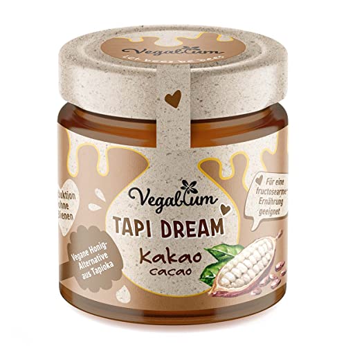 Vegablum Tapi Dream | Vegane Honig-Alternative | fructosearm | Kakao | Bio & Vegan | Leckerer Honigersatz | 1er Set (225g) von Vegablum