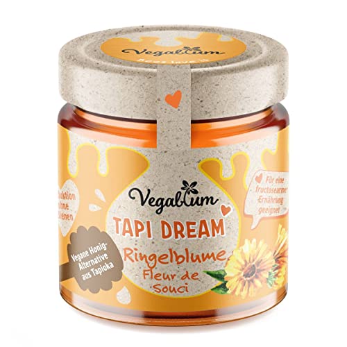 Vegablum Tapi Dream | Vegane Honig-Alternative | fructosearm | Ringelblume | Bio & Vegan | Leckerer Honigersatz | 1er Set (225g) von Vegablum