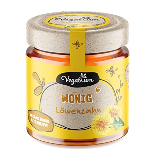 Vegablum Wonig Löwenzahn, Vegane Honig-Alternative, Bio & Vegan, Honigersatz (225g) von Vegablum