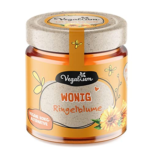 Vegablum Wonig Ringelblume, Vegane Honig-Alternative, Bio & Vegan, Honigersatz (225g) von Vegablum