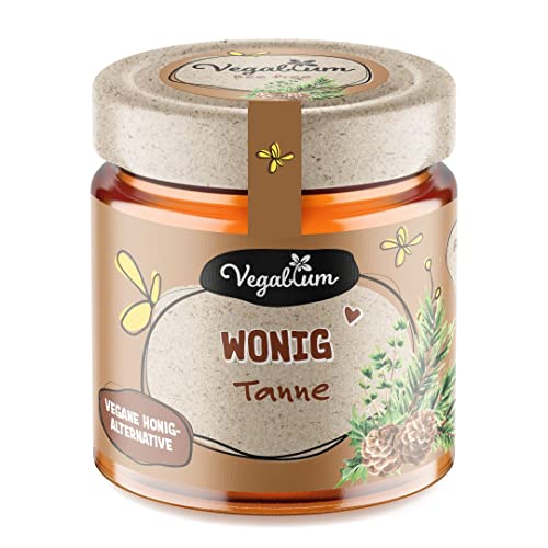 Vegablum Wonig Tanne mit Thymian, Vegane Honig-Alternative, Bio & Vegan, Honigersatz (225g) von Vegablum