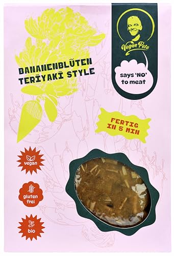 VEGAN PETE - Bananenblüten Teriyaki Style, veganes Fertiggericht in Bio-Qualität, 8 x 250g von Vegan Pete