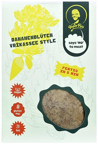 VEGAN PETE - Bananenblüten Vrikassee Style, veganes Fertiggericht in Bio-Qualität, 8 x 250g von Vegan Pete