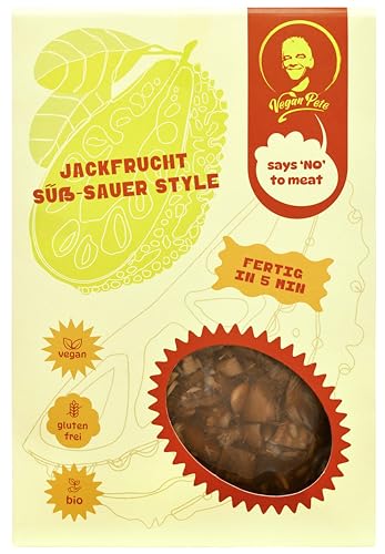 VEGAN PETE - Jackfrucht süß-sauer Style, veganes Fertiggericht in Bio-Qualität, 8 x 250g von Vegan Pete