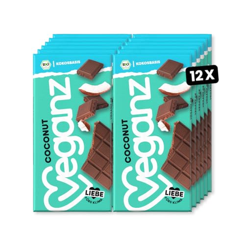 BIO Veganz Coconut 12er Pack | 12 x 80g | vegan | plastikfrei von Veganz