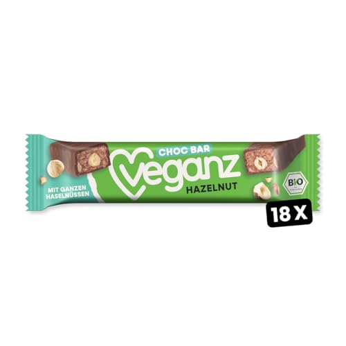 Veganz Bio Choc Bar, Haselnuss, 40 g von Veganz