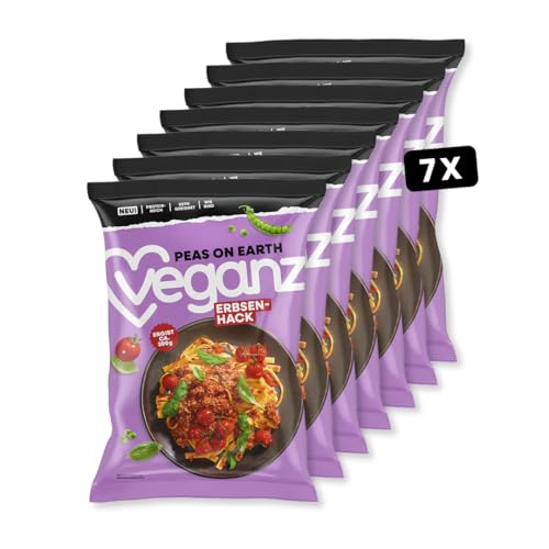 Veganz Peas on Earth Erbsen-Hack 7er Pack | 7 x 100g | vegane Hack-Alternative | wie Rind von Veganz