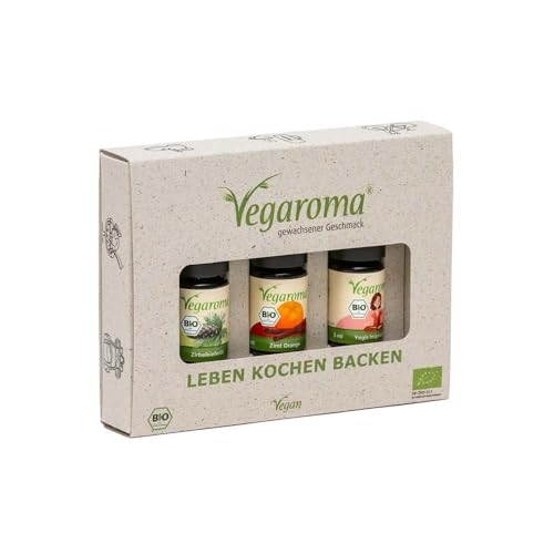 Vegaroma Geschenkset bio, Zimt trifft auf Wald Backwelten, 3er Set (1) von Vegaroma