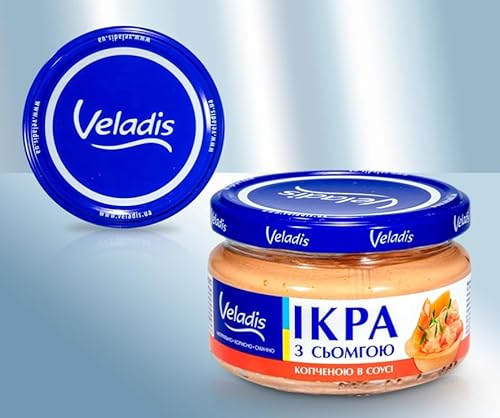 Veladis Kaviar Capelinrogen in Salatcreme mit geräuchertem Lachsfleisch 160g von Veladis