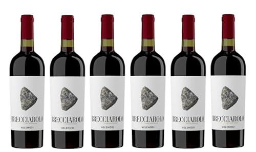 6x 0,75l - 2022er - Velenosi - Brecciarolo - Rosso Piceno Superiore D.O.P. - Marché - Italien - Rotwein trocken von Velenosi