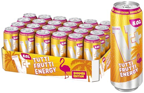 V+ Tutti Frutti Energy Biermischgetränk, EINWEG (24 x 0.5 l Dose) von Veltins V+