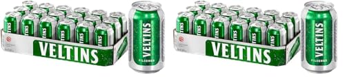 VELTINS Pilsener, EINWEG (18 x 0.33 l Dose) (Packung mit 2) von Veltins