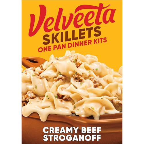 Kraft Velveeta Cheesy Skillets Dinner Kit Creamy Beef Stroganoff (330,1g) von Velveeta