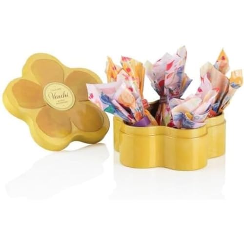 Venchi - Blumenförmige Geschenkdose mit Pralinenmischung, 55 g - Geschenkidee - glutenfrei von Venchi