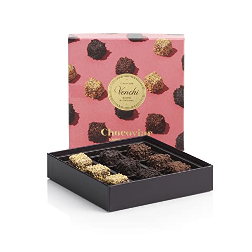 Venchi - Geschenkspackung mit Mini-Chocoviar Pralinenmischung, 125 g - Geschenkidee - Glutenfrei von Venchi