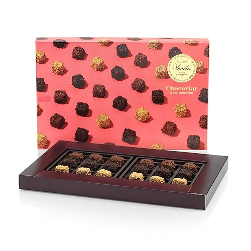 Venchi - Geschenkspackung mit Mini-Chocoviar Pralinenmischung, 250 g - Geschenkidee - Glutenfrei von Venchi