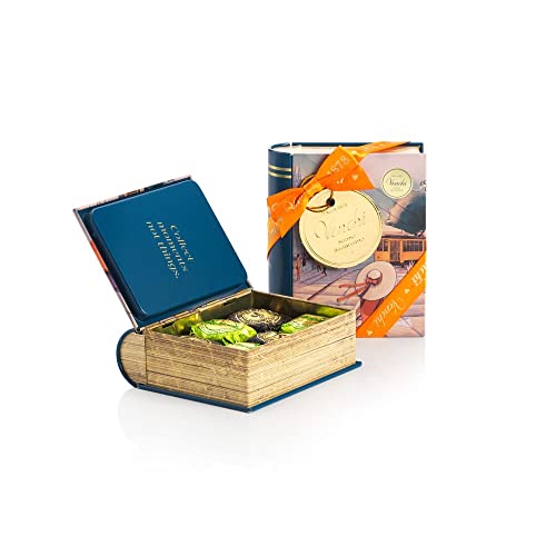 Venchi - Mini-Blechbuch Mailand mit Chocoviar Pralinenmischung, 107g - Geschenkidee - Glutenfrei von Venchi