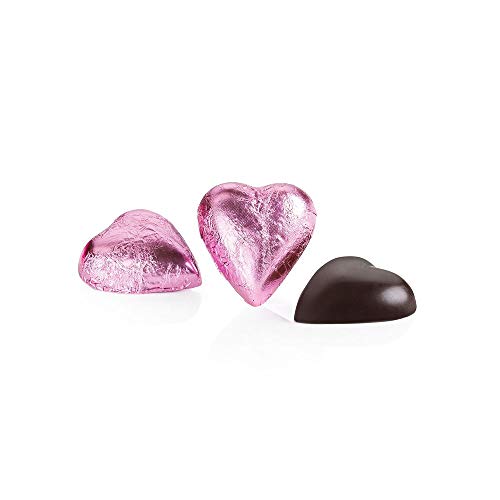 Venchi - Valentinstag-Extra Bitterschokolade 75%, 1 kg - Pralinen in Herzform - Glutenfrei - Vegan von Venchi