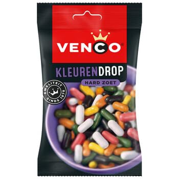 Venco Kleurendrop 120g I Lakritz aus den Niederlanden I holländische Lakritz I Lakritz mit Anis I Dropjes I Drops mit Lakritz von Venco