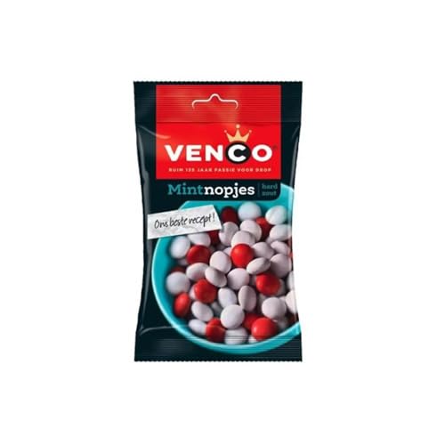 Venco Mintnopjes 120g I Lakritz aus den Niederlanden I holländische Lakritz I Lakritz mit Minze I Dropjes I Drops mit Lakritz von Venco