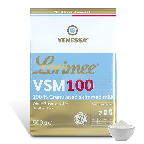 VENESSA Lorimee VSM100 2 x 500g Probierpack - Magermilchpulver Granulat - große Ergiebigkeit - Alle Vending Kaffeeautomaten, Kaffeemaschinen geeignet von Venessa